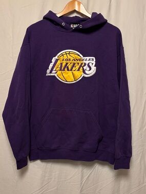 NBA L.A Lakers 100% cotton hoodie purple